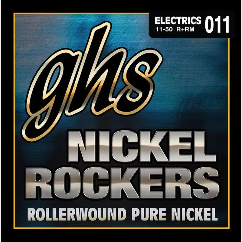 GHS R+RM Nickel Rockers Roundwound Medium Electric Guitar Strings (11-50) Affordable