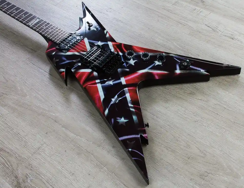 Price Cut Dean Guitars Razorback Rebel Electric Guitar with Hard Case