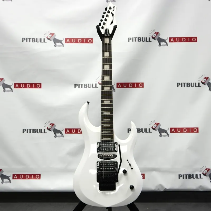 Dean MAB3 Michael Batio Electric Signature Series Guitar in Classic White Flash Sale