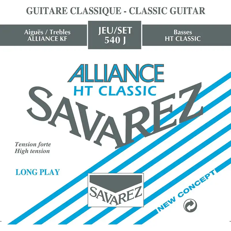 Savarez 540-J Alliance HT Classic High Tension Classical Guitar Strings Best Choice
