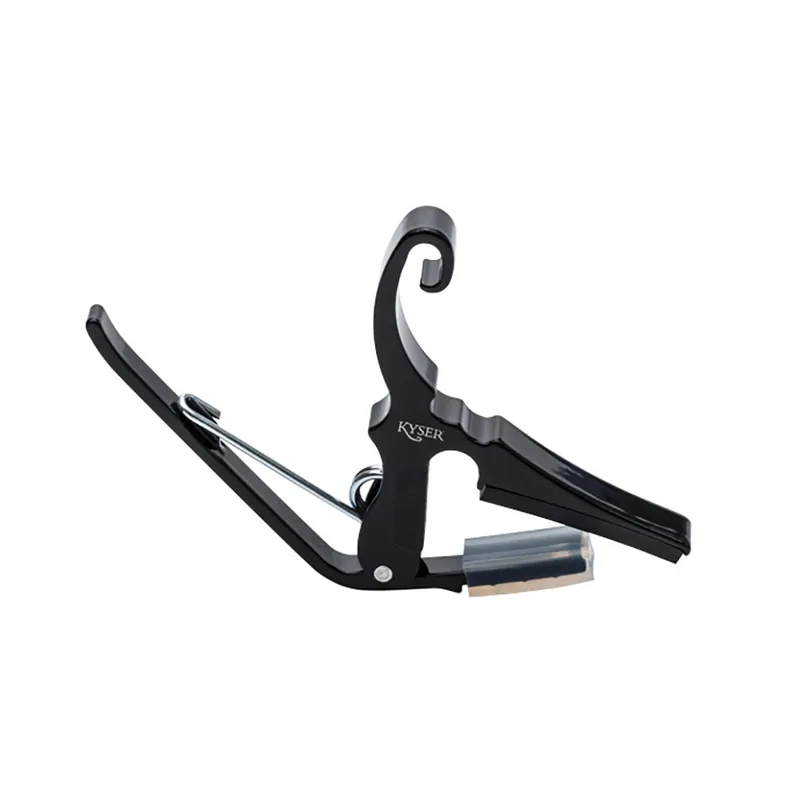Kyser KDGB Quick-Change 6-String Drop-D Guitar Capo in Black Finish Luxury