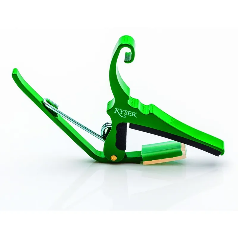 Super Sale Kyser KG6EG 6-String Quick-Change Capo for Acoustic Guitars - Emerald Green