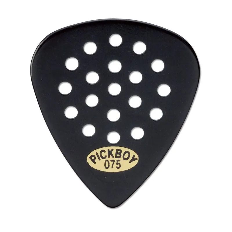 Don’t Miss Out Pickboy Pos-a-Grip 0.75mm Cellulose Picks 10-Pack - Black