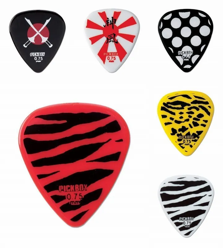 Trusted Brand Pickboy Heavy Metal 1.00mm Celltex Picks 10-Pack - Mixed Picks