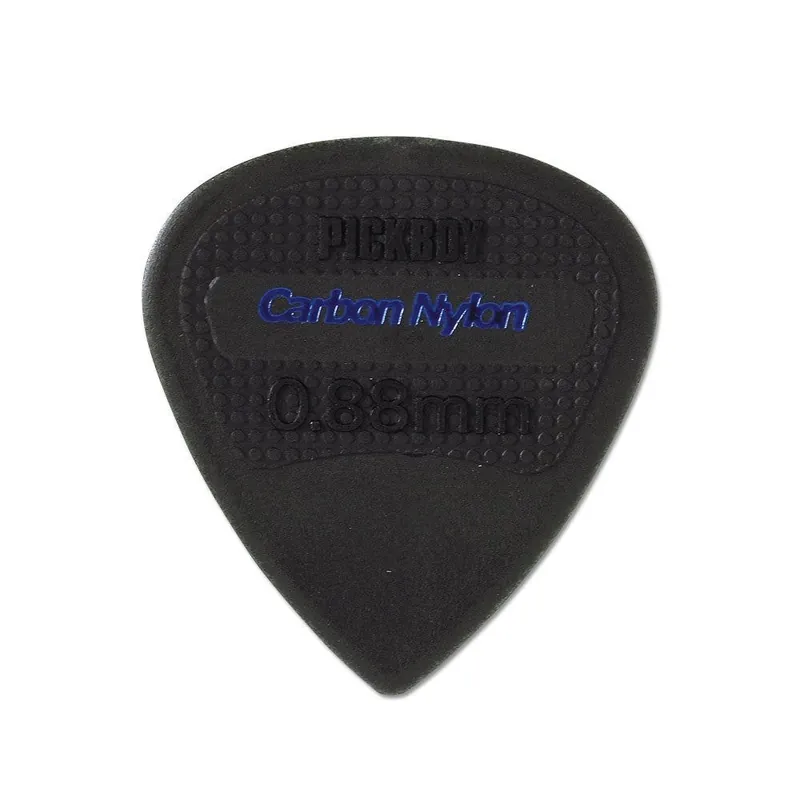 Brand New Pickboy Edge Sharp Tip 0.88mm Carbon/Nylon Picks 10-Pack - Black