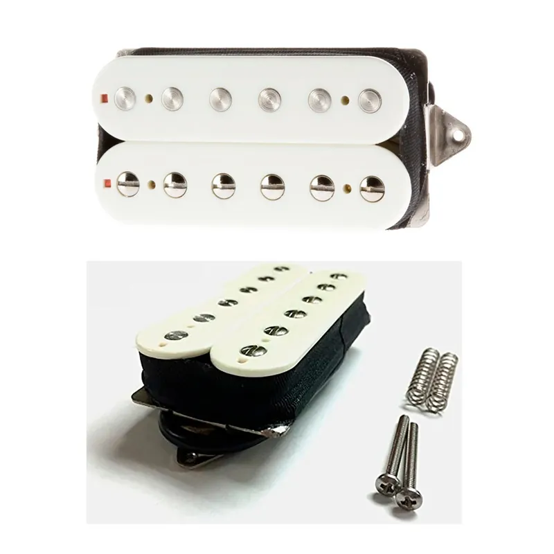 Suhr Aldrich Hot Humbucker 53mm Spacing Bridge and Neck Pickup Set in Parchment Same Day Shipping