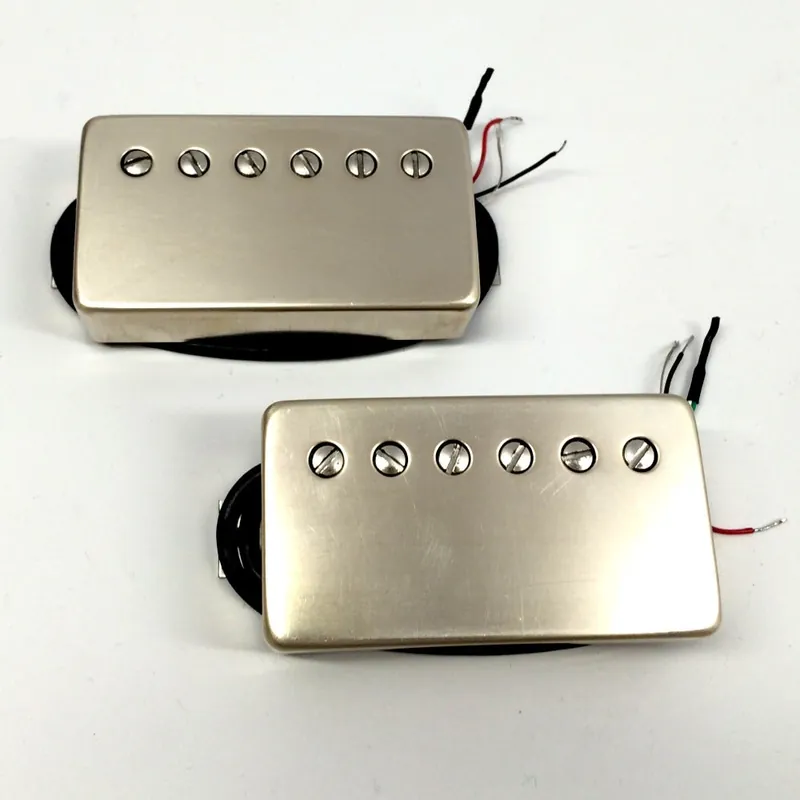 Bare Knuckle Painkiller 6-String Calibrated Humbucker Set, 4-Conductor, Short Leg, Raw Nickel Covers In Demand