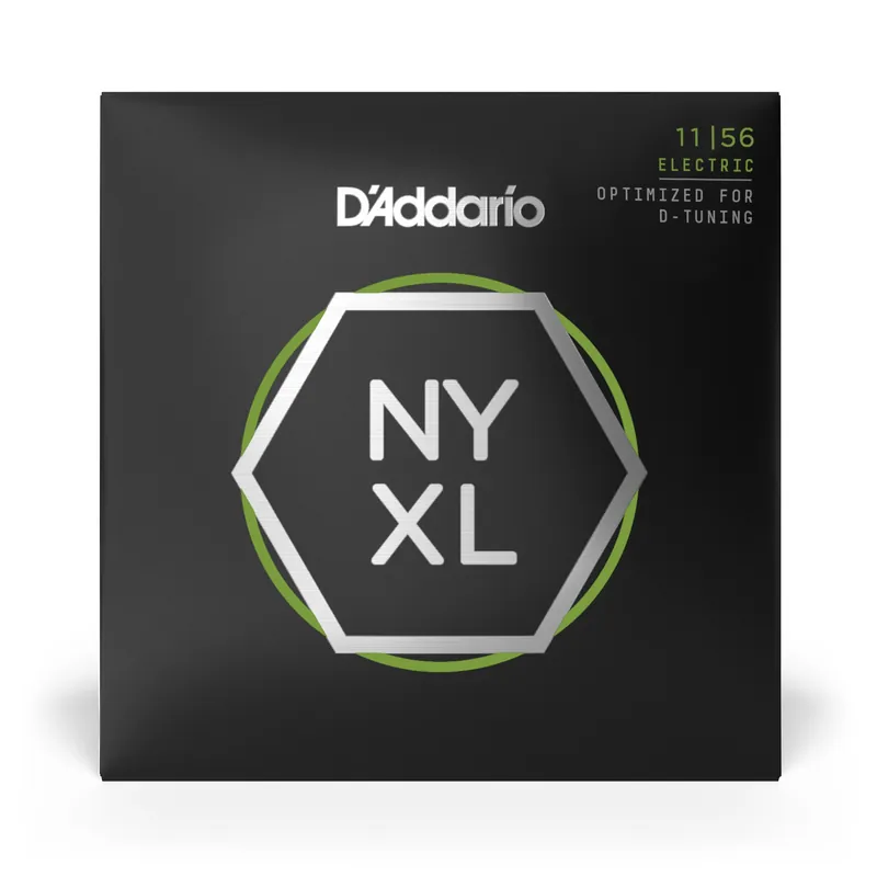 Best Choice D'Addario NYXL 1156 Nickel Wound Medium Top/Extra Heavy Bottom Electric Guitar Strings (11-56)