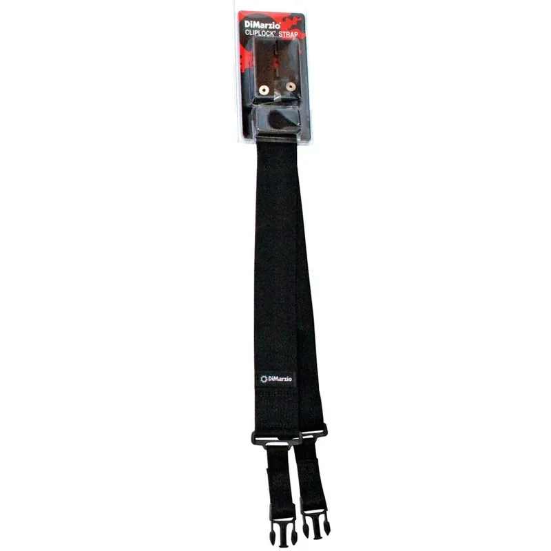 DiMarzio DD2200BK ClipLock Quick Release Guitar Strap - 2Nylon Fabric - Black Low Price