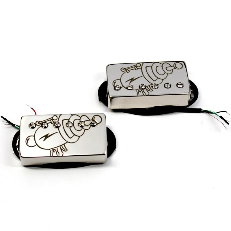 Bare Knuckle Rebel Yell Steve Stevens Signature 6-String Calibrated Humbucker Set, Nickel Covers, Ray Gun Etch Discount