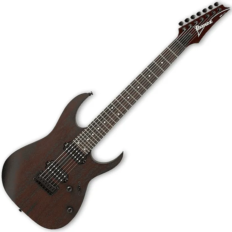 Sale Ibanez RG7421 WNF RG Series 7-String Electric Guitar Walnut Flat Finish