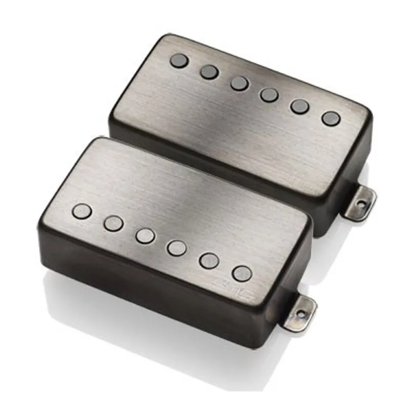 EMG 57/66 Humbucker Pickups Set in Brushed Black Chrome Direct From Factory