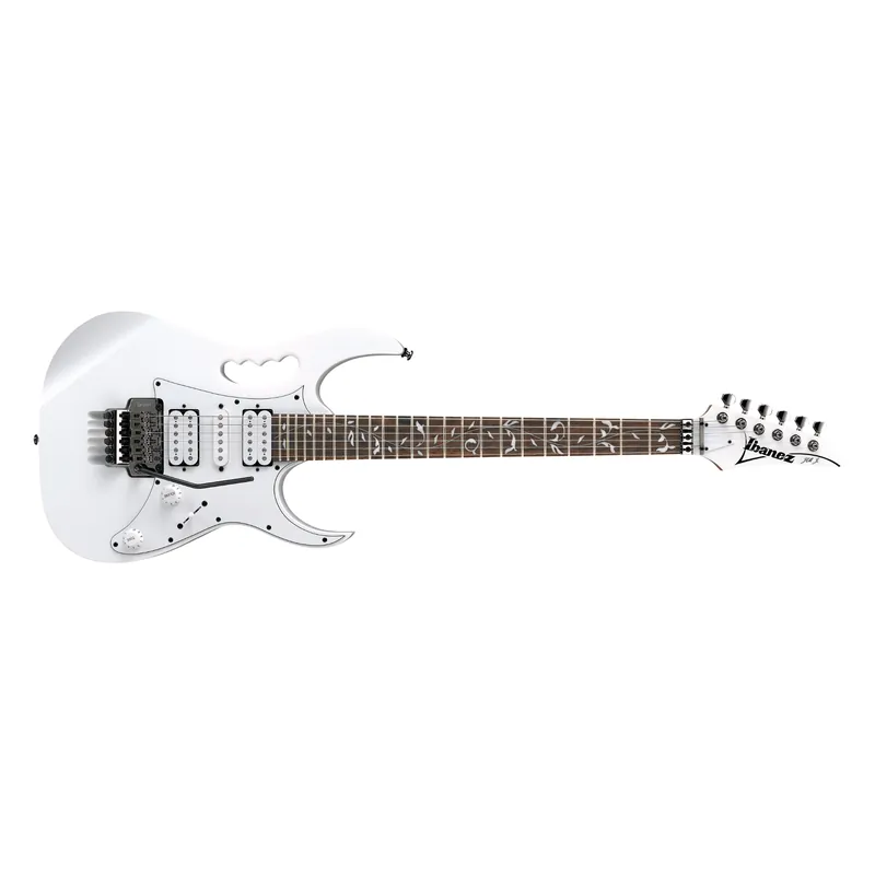 Reduced Price Ibanez Steve Vai Signature JEMJR Guitar, Jatoba Fretboard, White