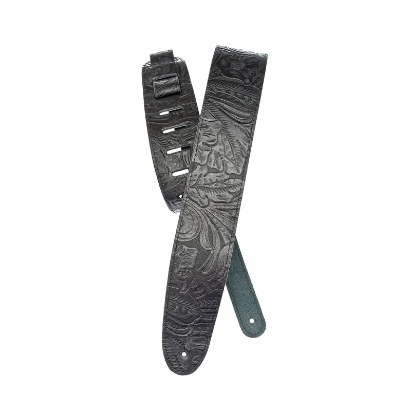 Flash Sale Planet Waves 25LE00 2.5Wide Embossed Leather Guitar or Bass Strap