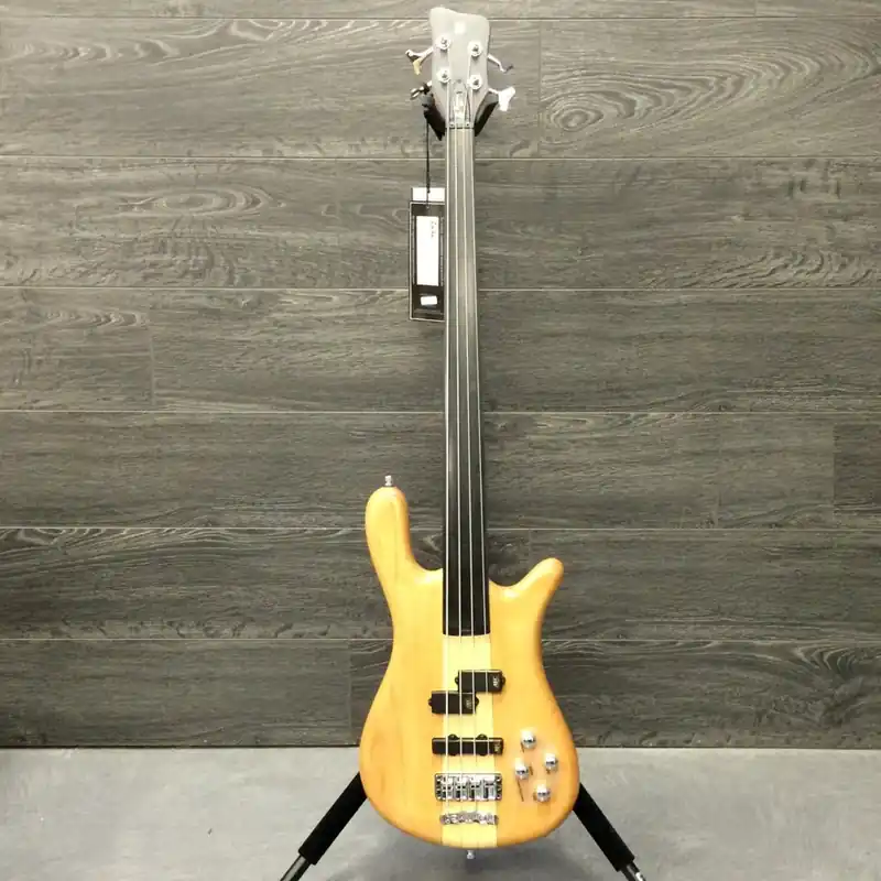 Viral Warwick Rockbass Streamer NT 1 Active Fretless Electric Bass Guitar (Natural High Polish Finish)