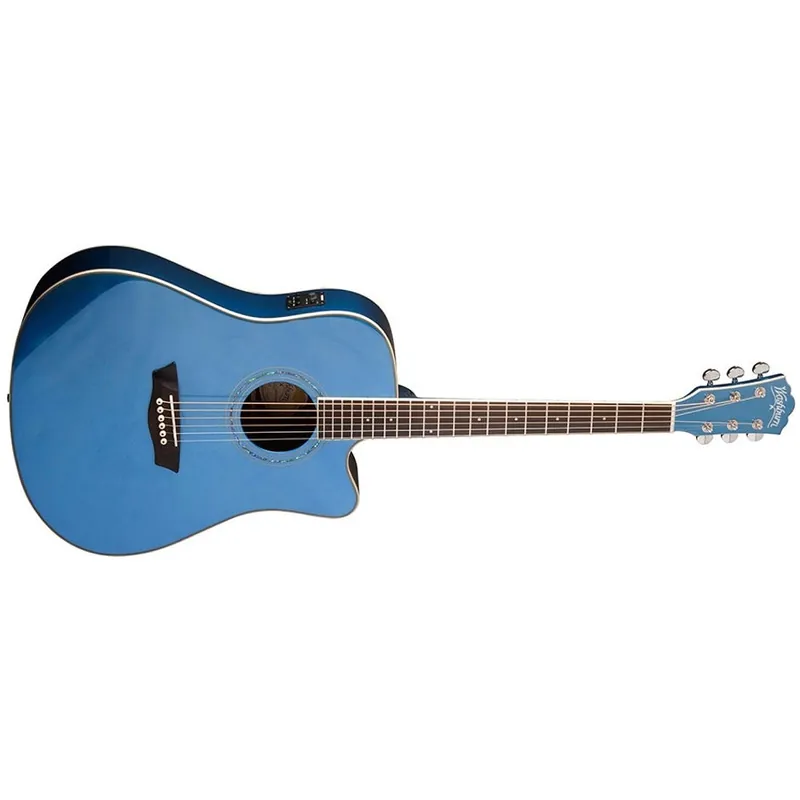 Trending Washburn WCD18CEMBL Comfort Series Acoustic-Electric Guitar