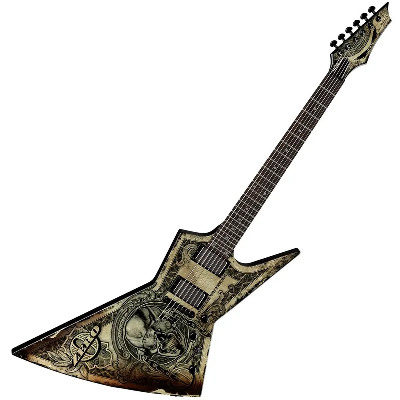 Dean Guitars Zero Dave Mustaine Signature Series In Deth We Trust Electric Guitar Graphic Finish Authentic