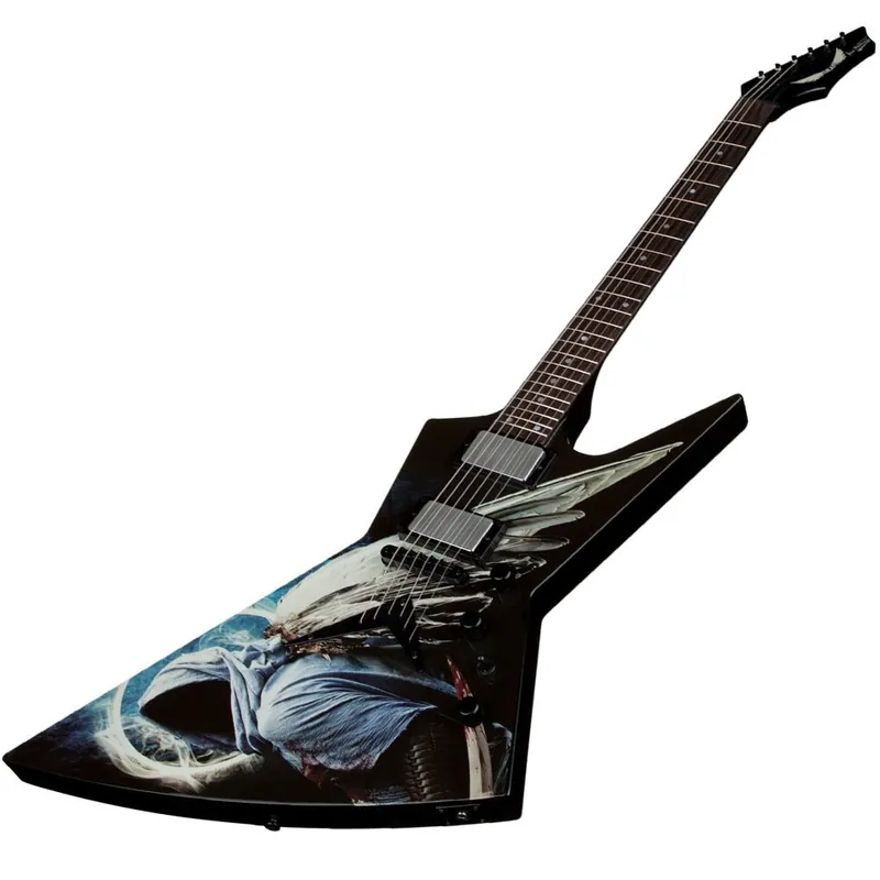Dean Guitars Angel of Deth II Dave Mustaine Series Signature Electric Guitar Graphic Finish Mega Sale