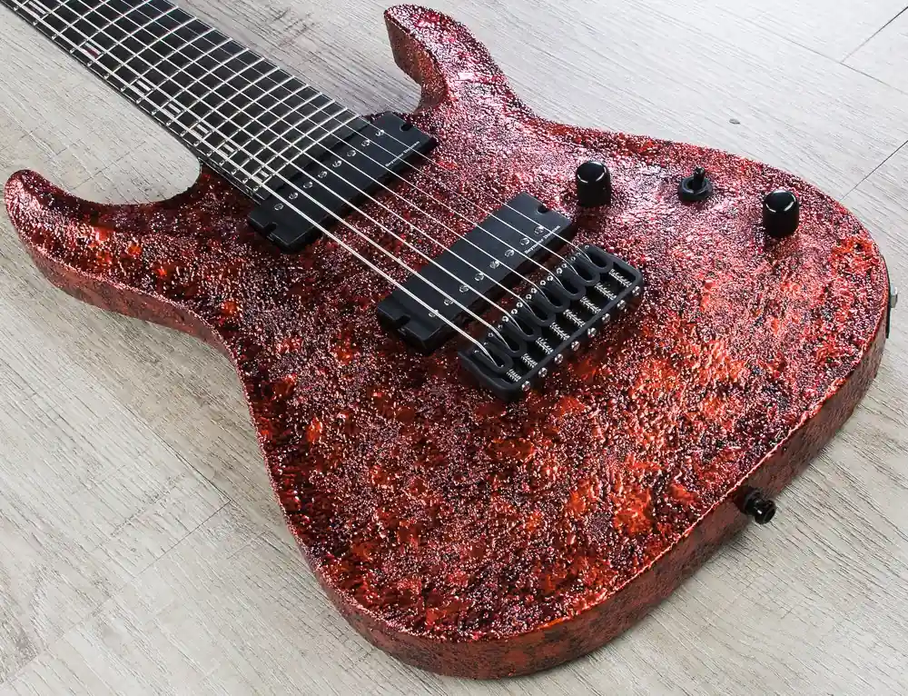 Big Sale ESP 40th Anniversary NAMM Exhibition Limited EXL Horizon NT 8-String Electric Guitar with Hardshell Case - Scab Red