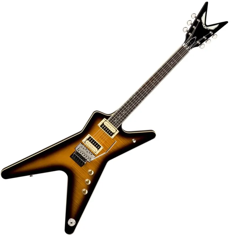 Flash Sale Dean Guitars ML79 Electric Guitar with Floyd Rose Tremolo (Trans Brazilia)