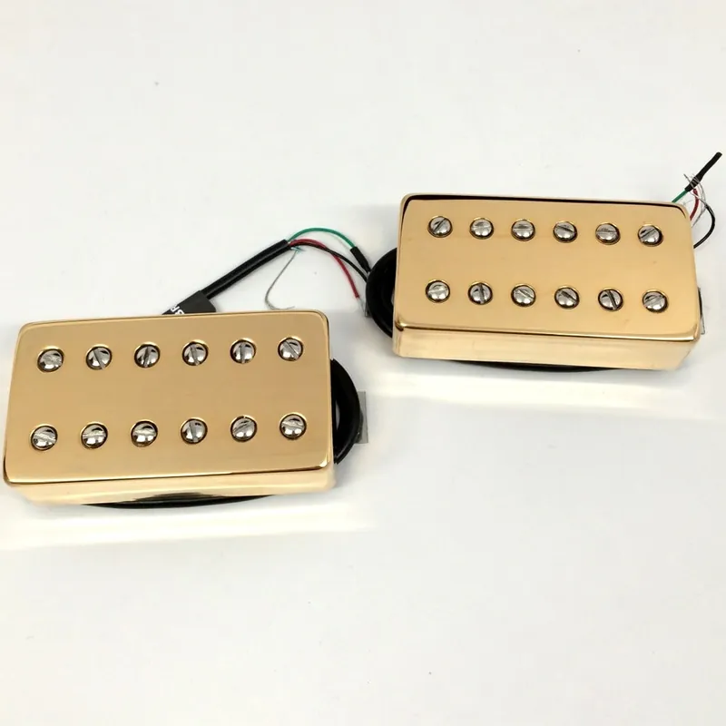 Bare Knuckle Juggernaut 6-String Calibrated Humbucker Set, Short Leg, Gold Covers Grab Now