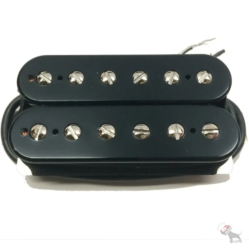 Today Only Bare Knuckle Warpig 6-String Open Humbucker, Bridge Position, Ceramic Magnet, Black Coil with Nickel Screws