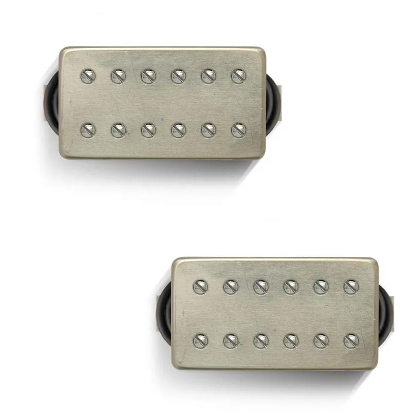Bare Knuckle Juggernaut 6-String Calibrated Humbucker Set, Raw Nickel Covers Buy Today
