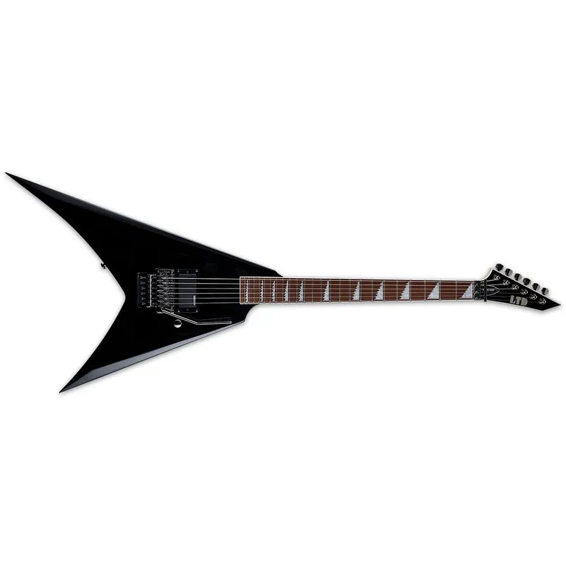 ESP LTD Alexi Laiho Alexi-200 Guitar, Roasted Jatoba Fretboard, Floyd Rose, Black One Day Deal