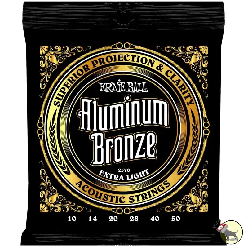 Handmade Ernie Ball 2570 Aluminum Bronze Acoustic Guitar Strings Extra Light 10-50