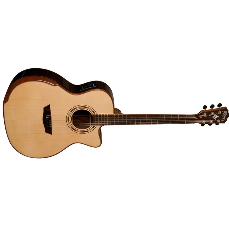 Best Price Washburn WCG25SCE Comfort Series Acoustic-Electric Guitar