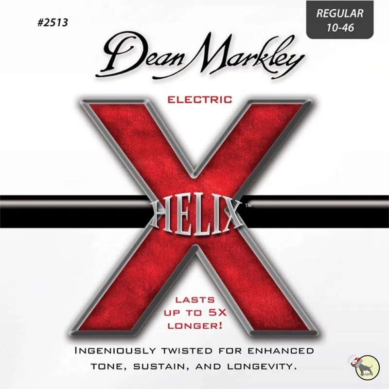 Dean Markley 2513 Helix HD Regular Electric Guitar Strings (10-46) Handmade