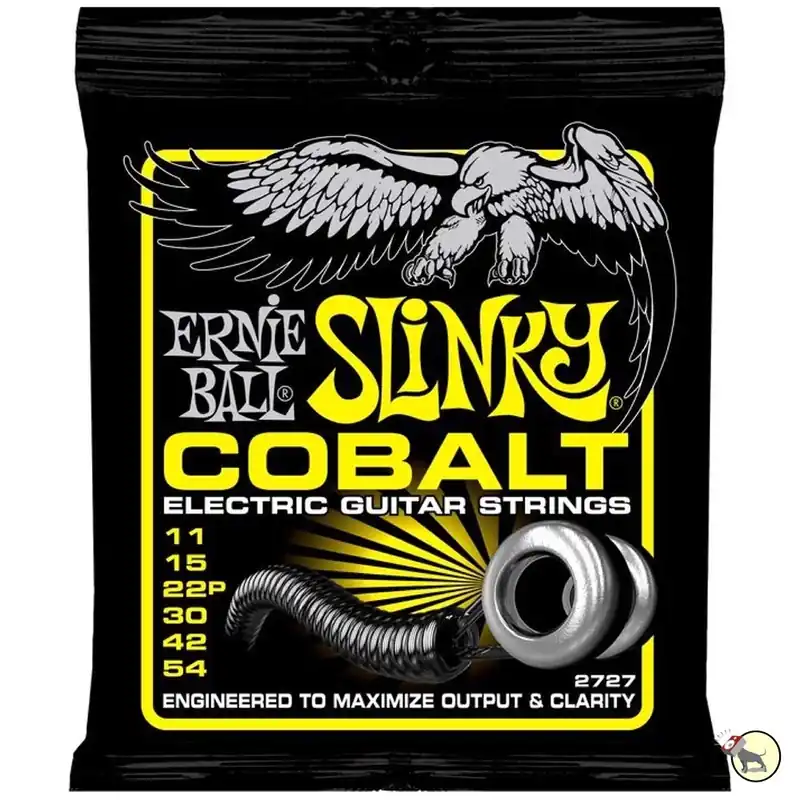Ernie Ball 2727 Cobalt Beefy Slinky Electric Guitar Strings (11-54) Time-Limited