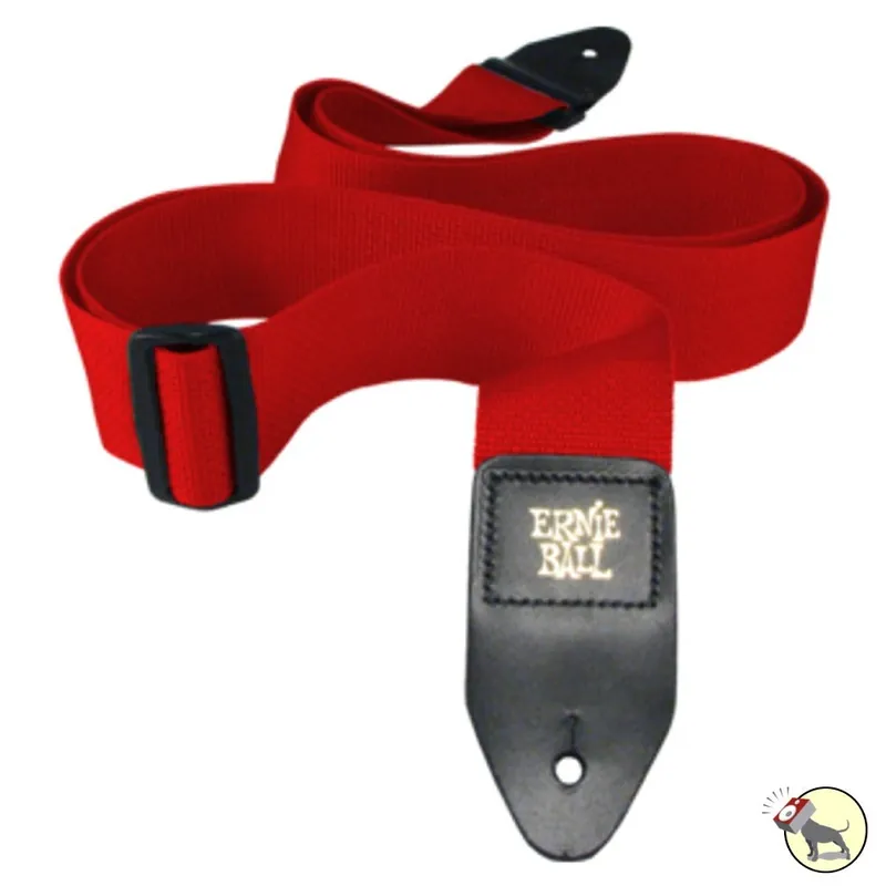 Ernie Ball Polypro Guitar Strap (Red) Fresh Stock