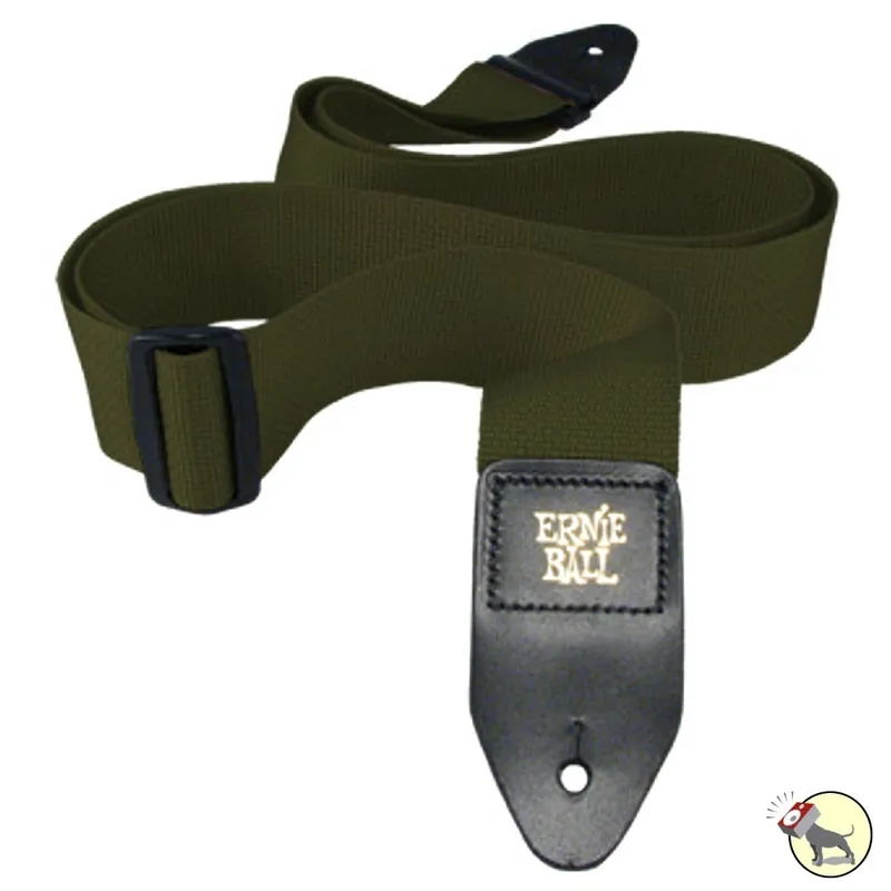 Crafted Ernie Ball Polypro Guitar Strap (Olive)