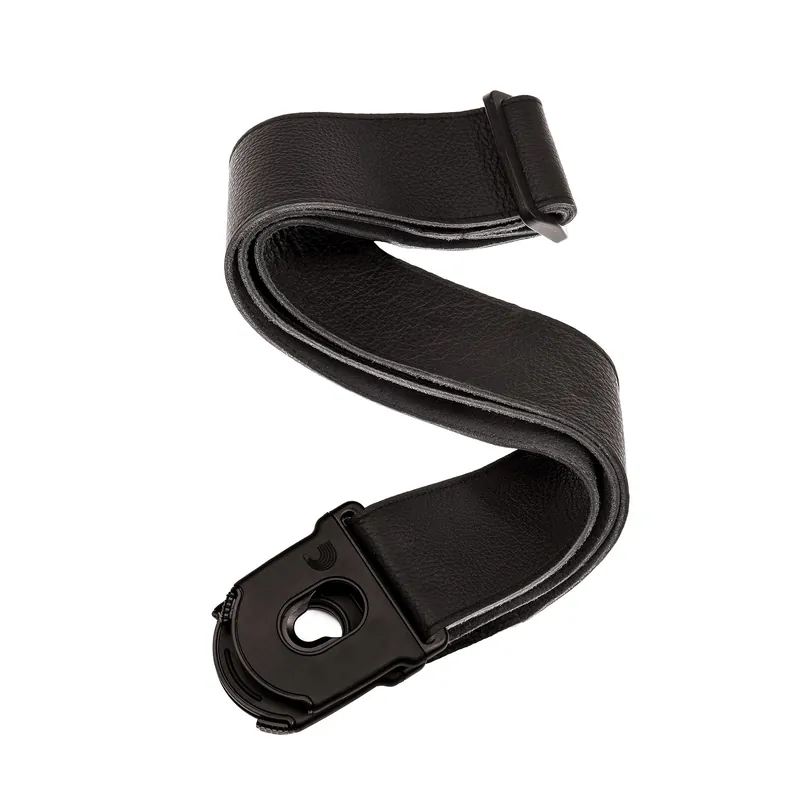 Hot Deal Planet Waves PW-50PLL00 Leather Planet Lock Guitar Strap (Black)