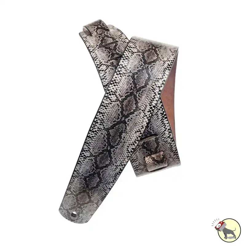 Planet Waves 25SNK-01 Leather Guitar Strap (Snake Skin) Trusted Brand