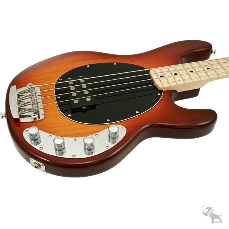 Grab Now Ernie Ball Music Man Sting Ray 4-String Bass in Honey Burst Finish and Single Humbucker