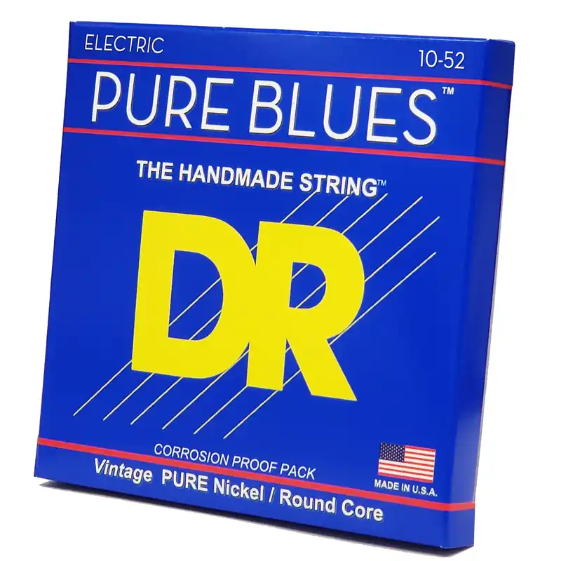 DR Strings Pure Blues Pure Nickel Electric Guitar Strings: Medium To Heavy 10-52 Best Price