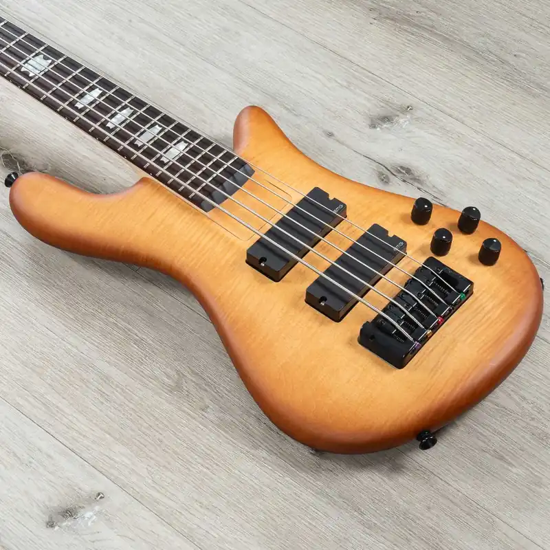 Reduced Price Spector Euro 5 LX Bolt-On 5-String Bass, Rosewood Fretboard, Natural Sunburst Matte