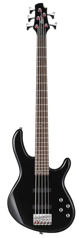 Cort ACTIONBASSVPLUSBK Action 5 String Bass Guitar. Black Exclusive Offer