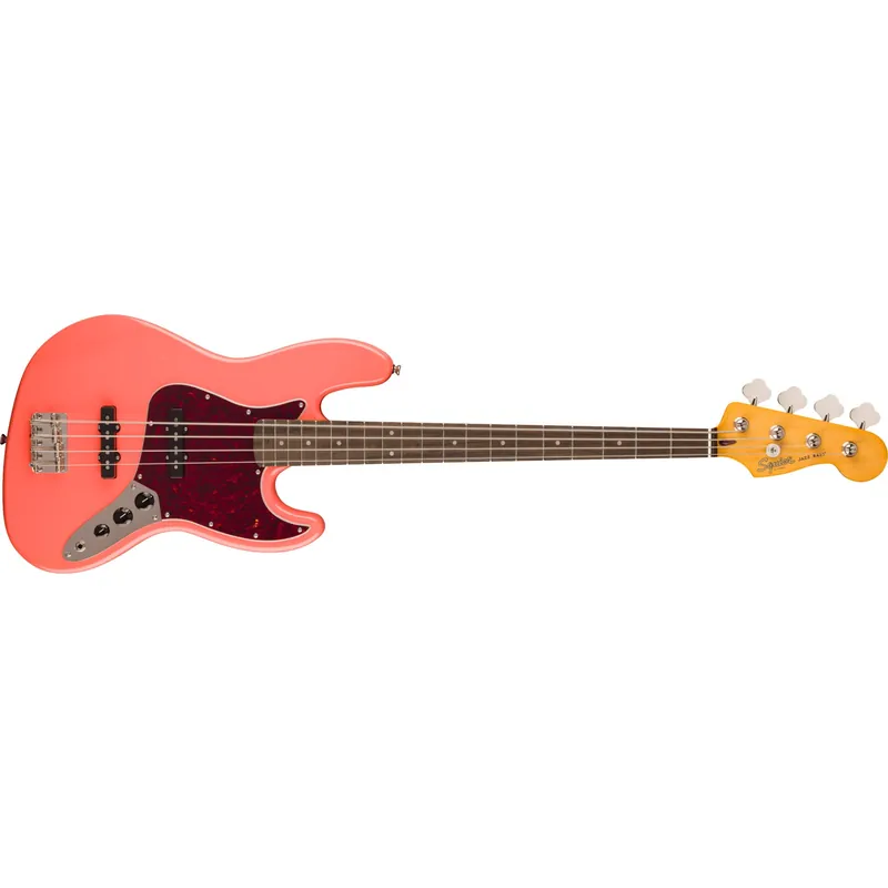 Squier Classic Vibe '60s Jazz Bass, Tahitian Coral Final Sale