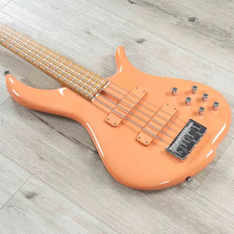 F-Bass BN5 5-String Bass, Roasted Maple Fretboard, Ash Body, Coral Sand Gloss Low Price
