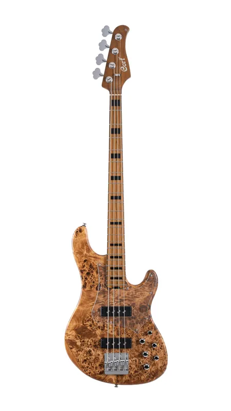 Certified Cort GBMODERN4OPVN GB Series Modern Bass Guitar. Open Pore Vintage Natural