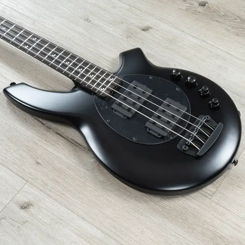 Budget Ernie Ball Music Man Bongo 4 HH Bass, Ebony Fretboard, Stealth Black