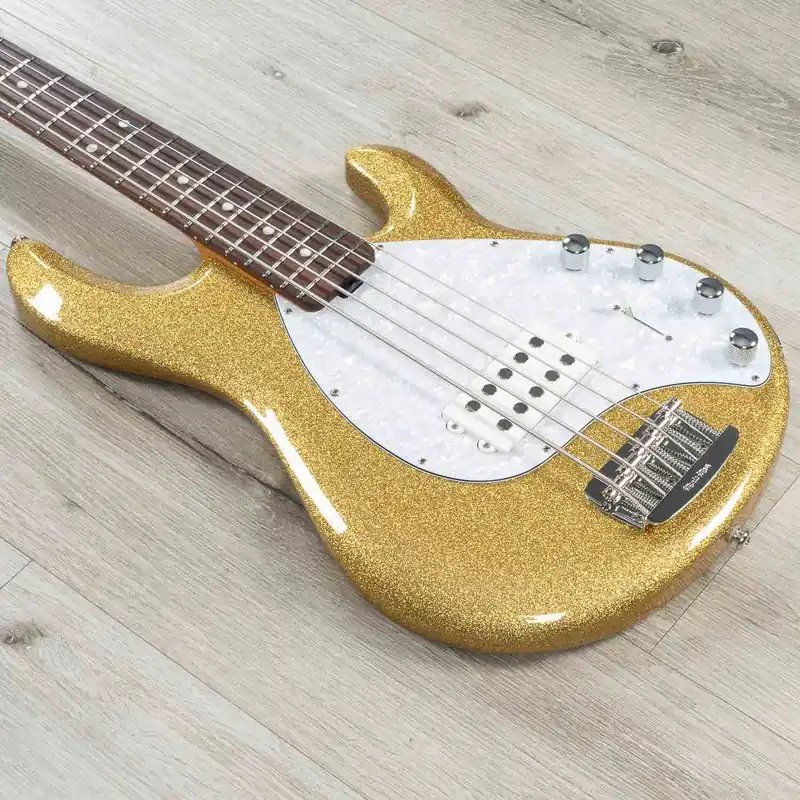 Original Ernie Ball Music Man StingRay Special 5 H 5-String Bass, Rosewood Fretboard, Genius Gold