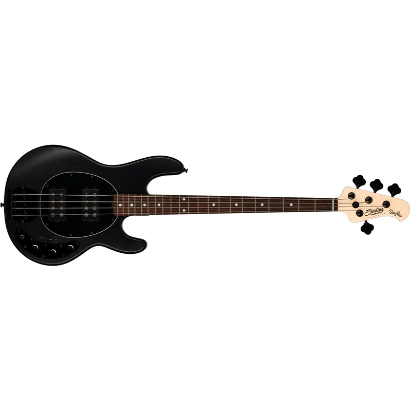 Buy Today Sterling by Music Man StingRay RAY4 HH Bass, Jatoba Fretboard, Stealth Black