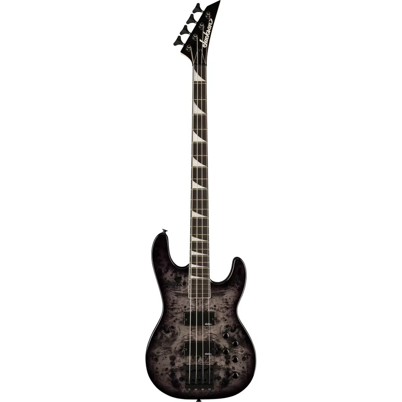 Seasonal Sale Jackson JS Series Concert Bass CB JS3P, Amaranth Fretboard, Transparent Black