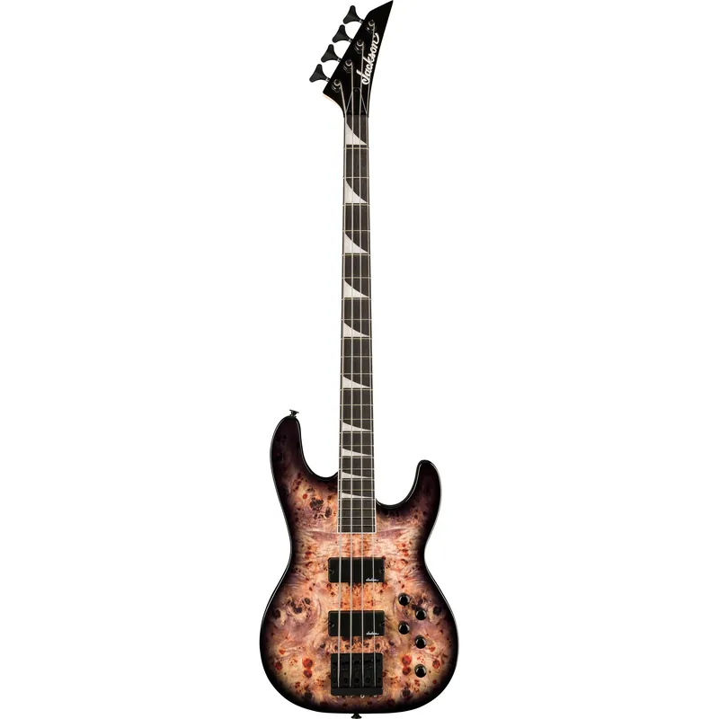 Jackson JS Series Concert Bass CB JS3P, Amaranth Fretboard, Transparent Black Burst Top Rated