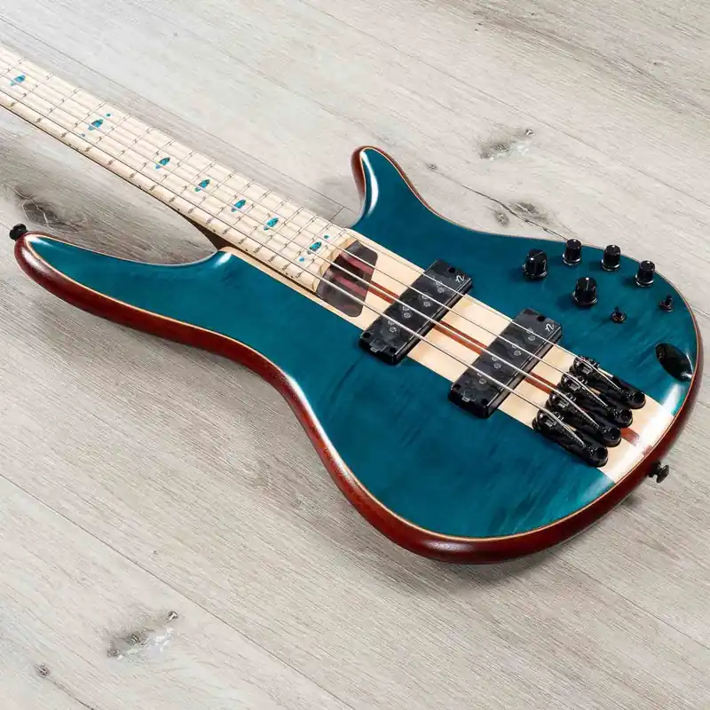 Weekend Sale Ibanez SR1420B SR Premium Bass, Caribbean Green Low Gloss