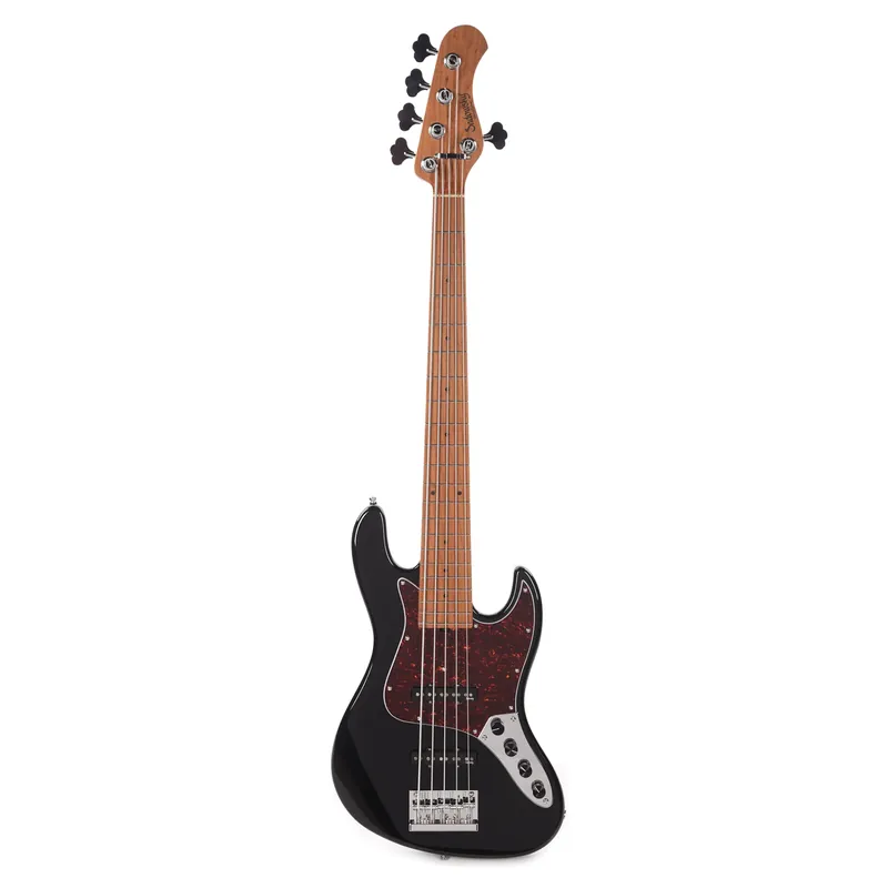 Sadowsky MetroExpress 21-Fret Vintage JJ 5-String Bass, Roasted Maple, Black High Polish Direct From Manufacturer
